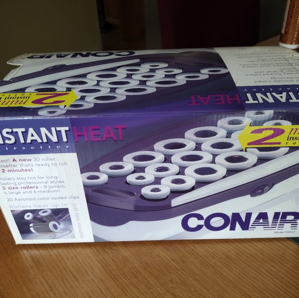 Conair Instant Heat Hairsetter (20) Rollers / New not used Model# CHV21
